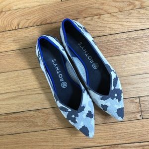 Gray Camo Rothy's Pointed Toe- Retired